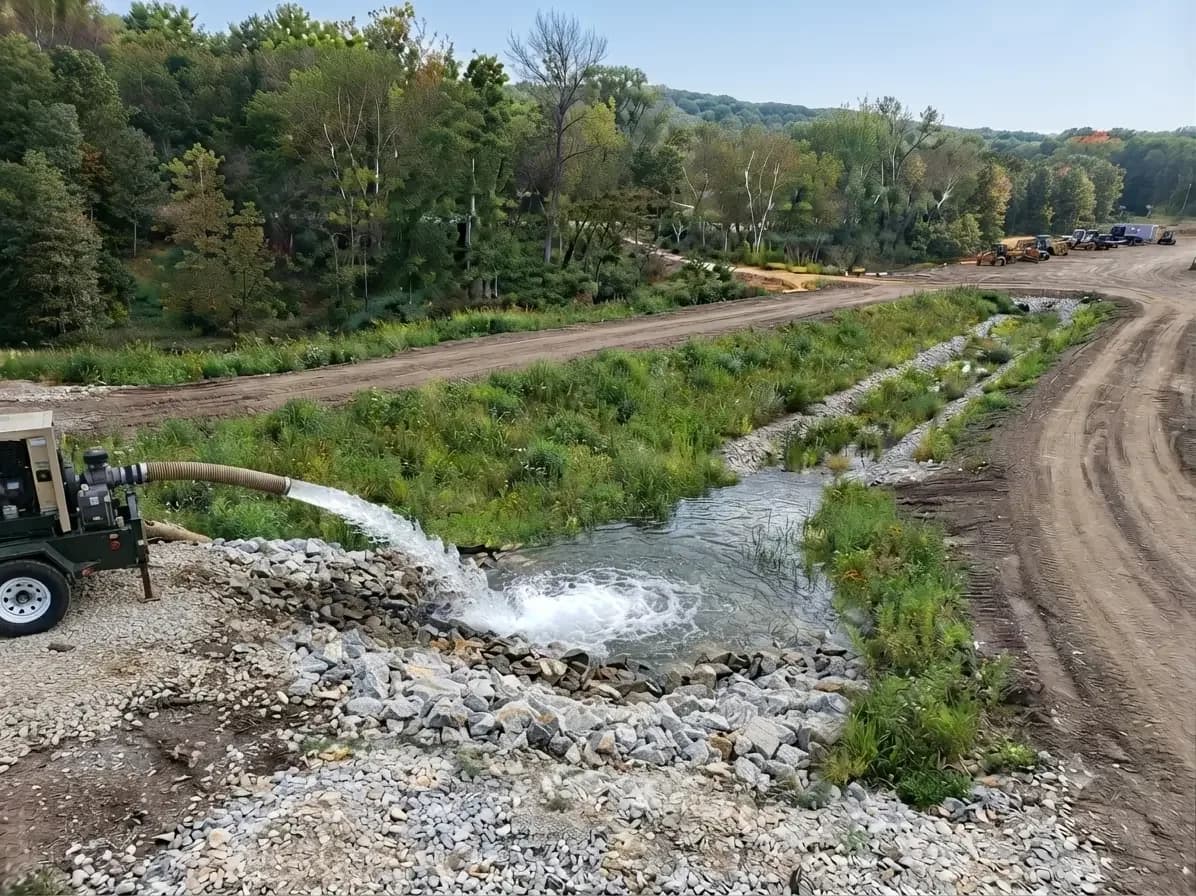 Erosion and Sedimentation Control at the Discharge Point