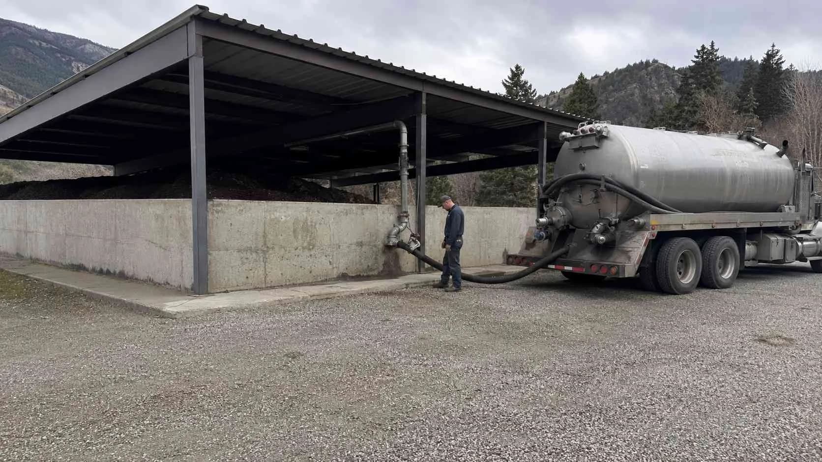 Biosolids storage and hauling at a Colorado treatment facility
