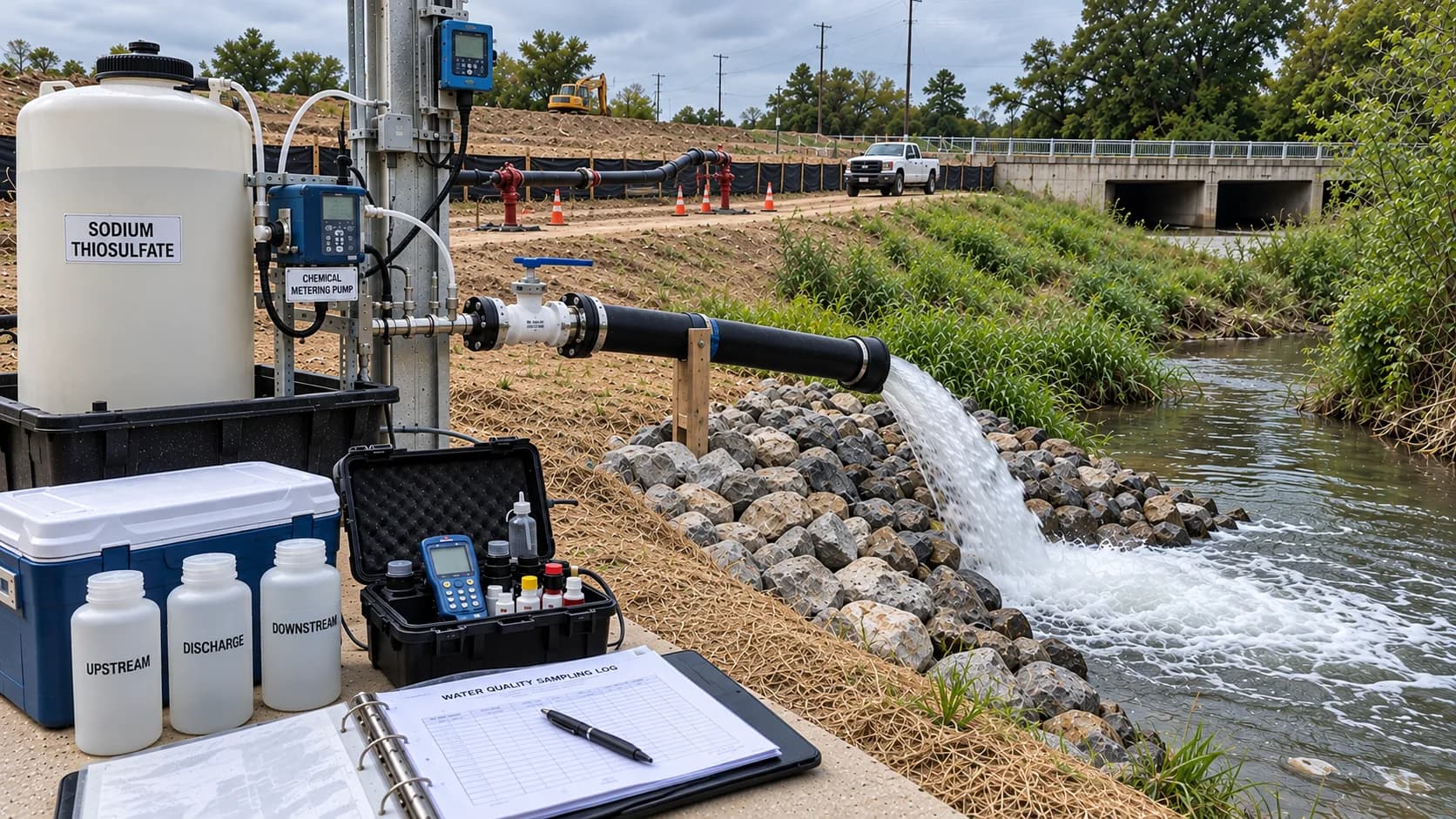 AI-generated Unpermitted Test Water Discharges