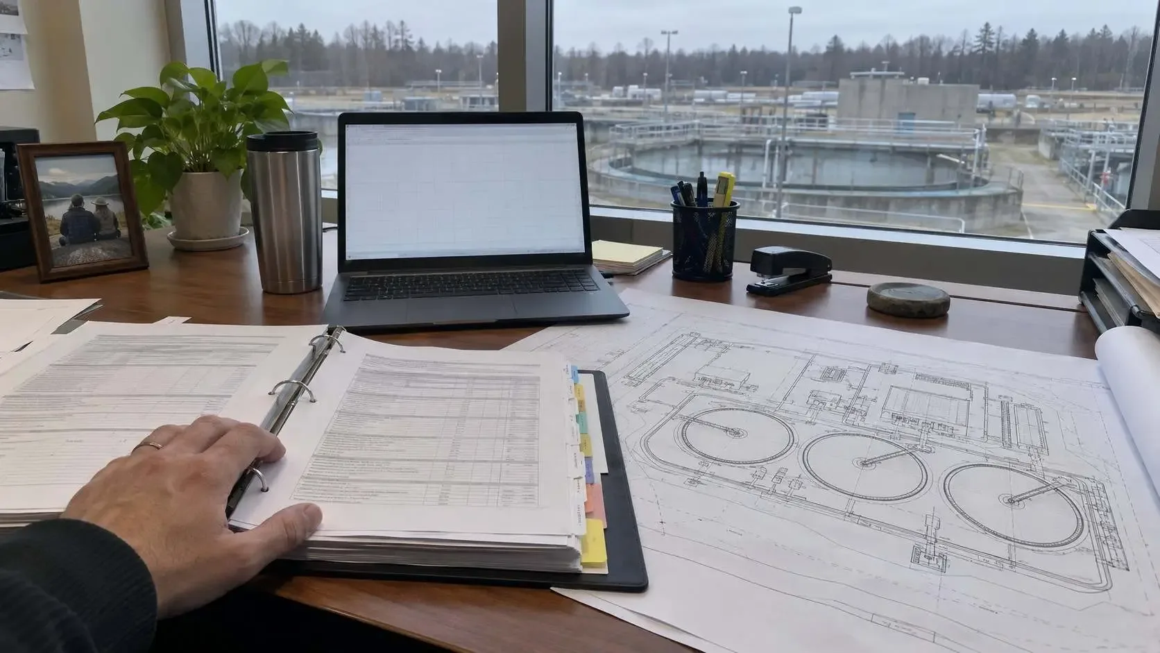 Industrial wastewater discharge application under review