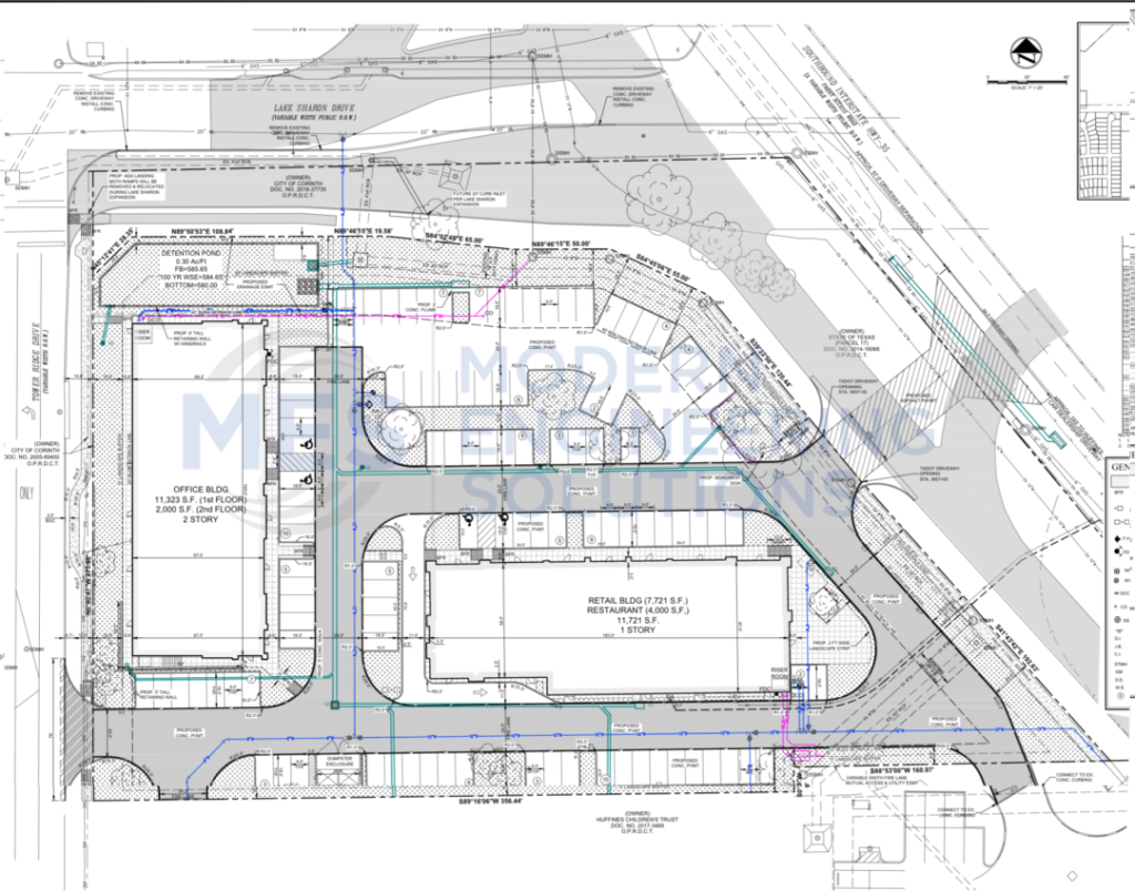 Drawing A Site Plan In AutoCAD MES