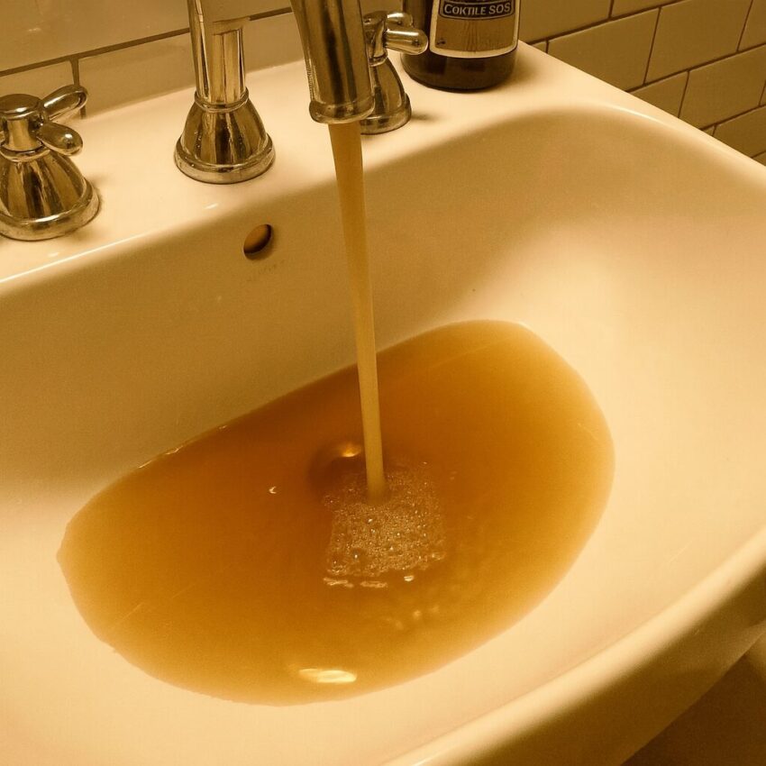 BROWN WATER FROM TAP