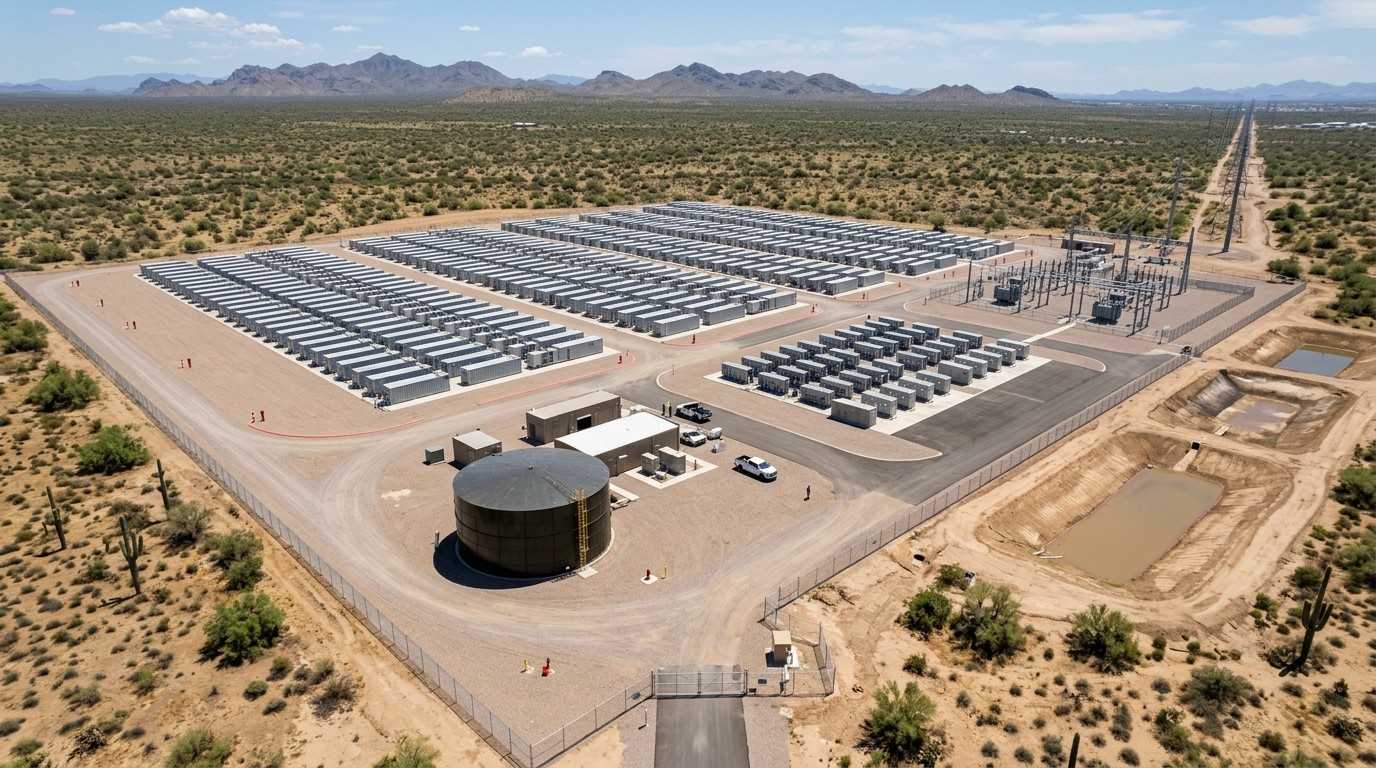 MES Arizona BESS water system design