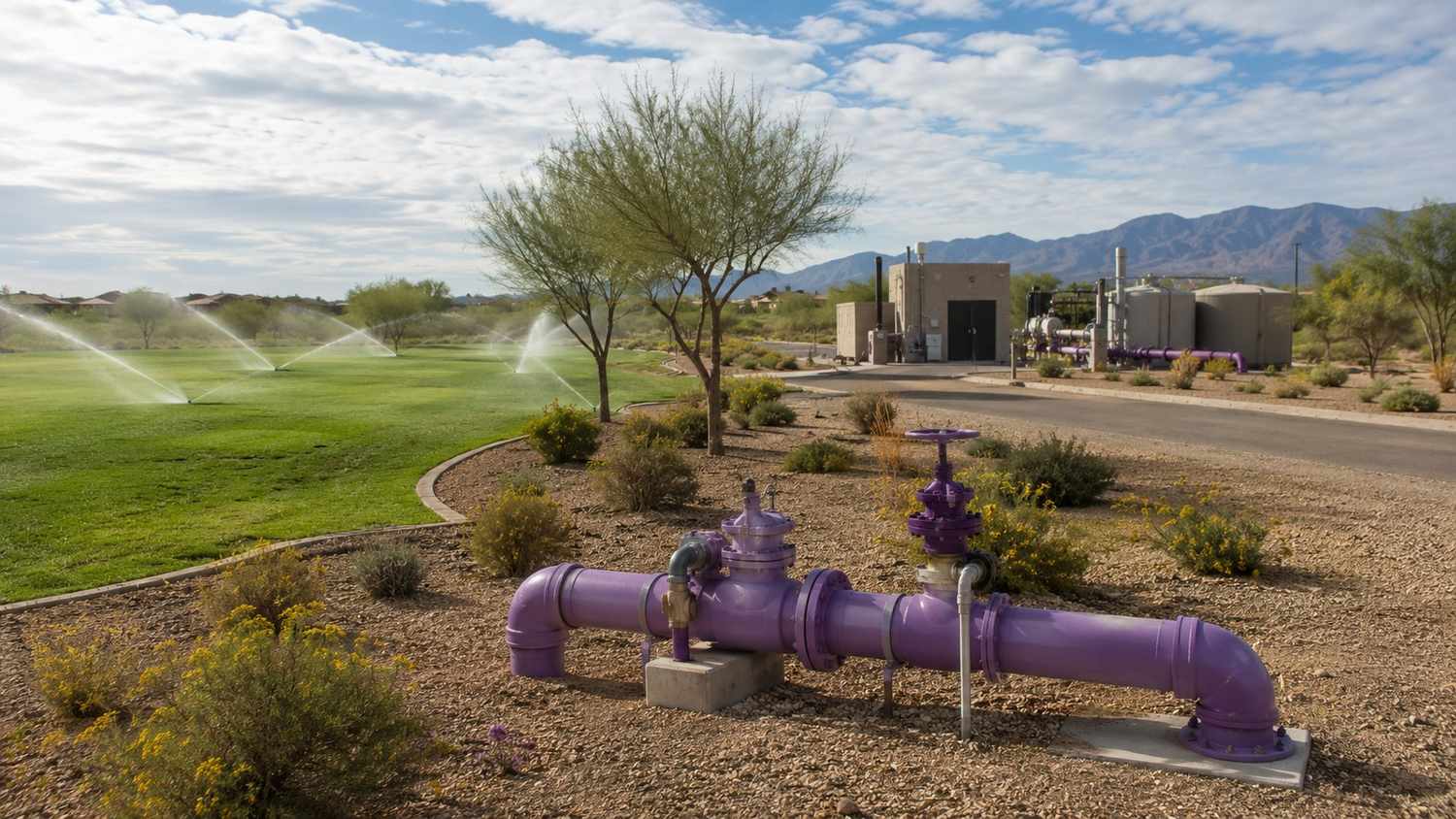 MES Arizona reclaimed water irrigation